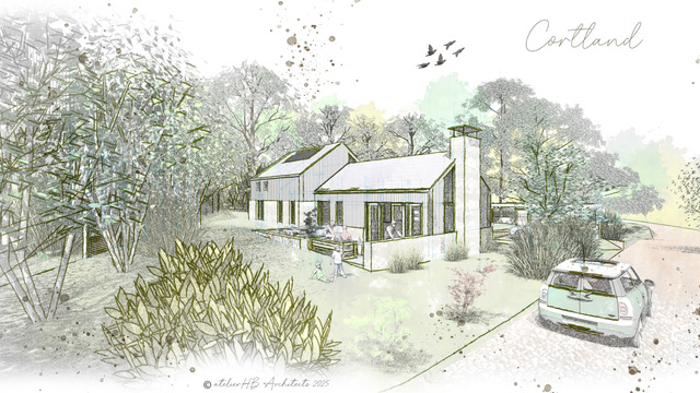 Courtland visualisation for Vine Orchard, Ugborough
